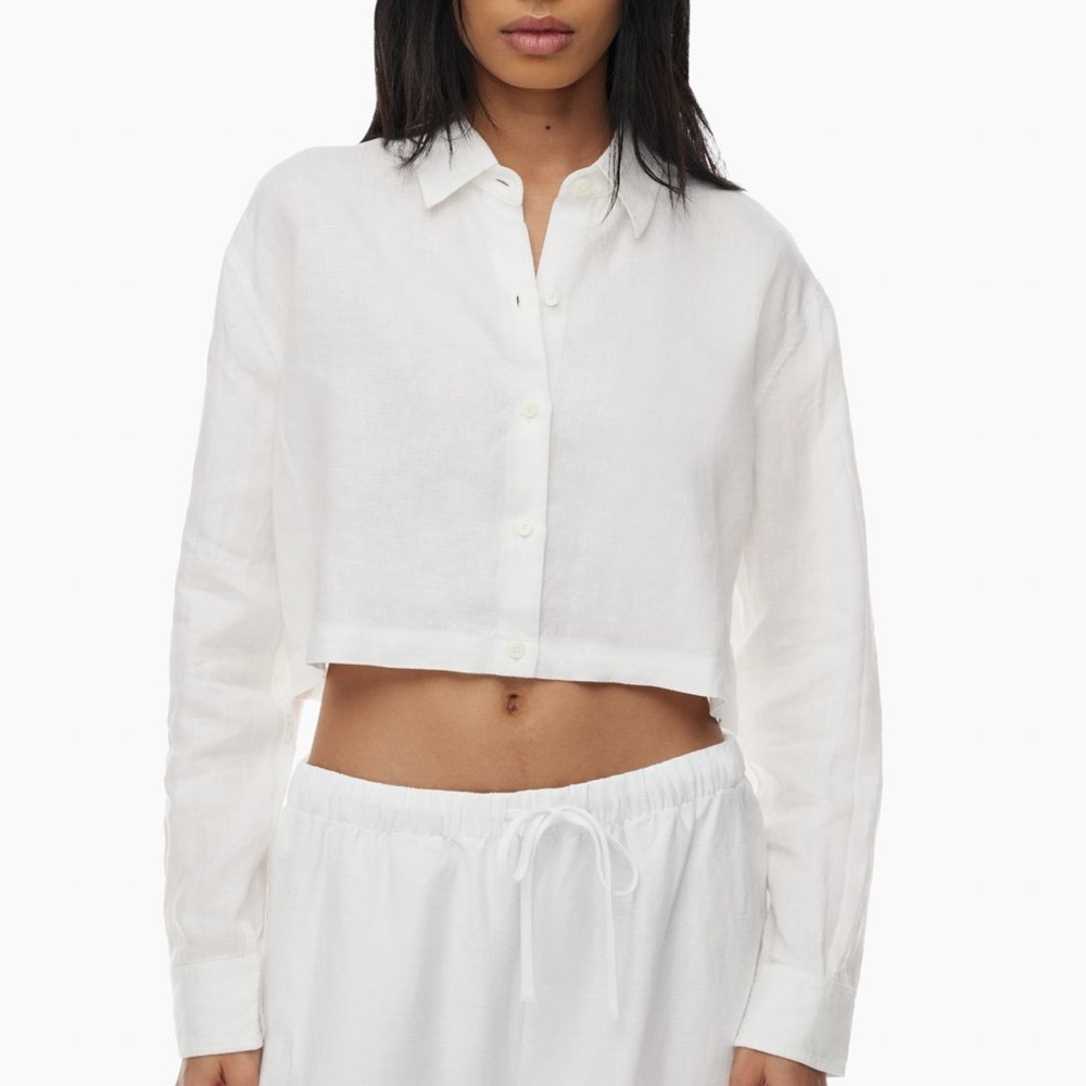 Aritzia Wilfred Proposal Linen Top